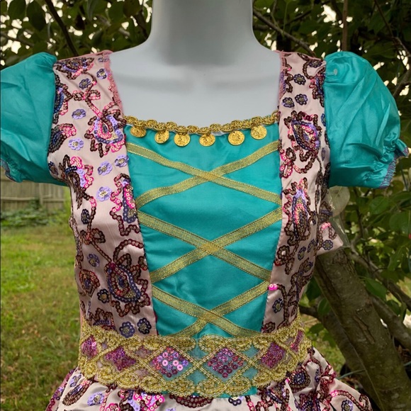 Fortune Teller Girls Costume Size M - Picture 4 of 5